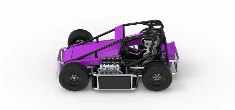 Three Quarter Midget Scale 1:25 - Model preview 10
