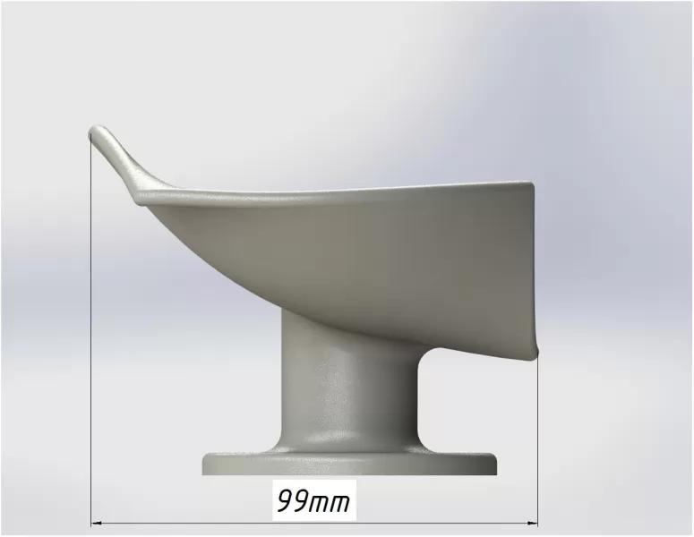 Self-Draining Soap Dish with Water Channel - Model preview 13
