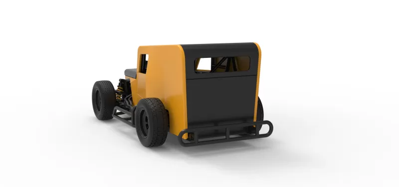 Dwarf car Scale 1:25 - Model preview 14