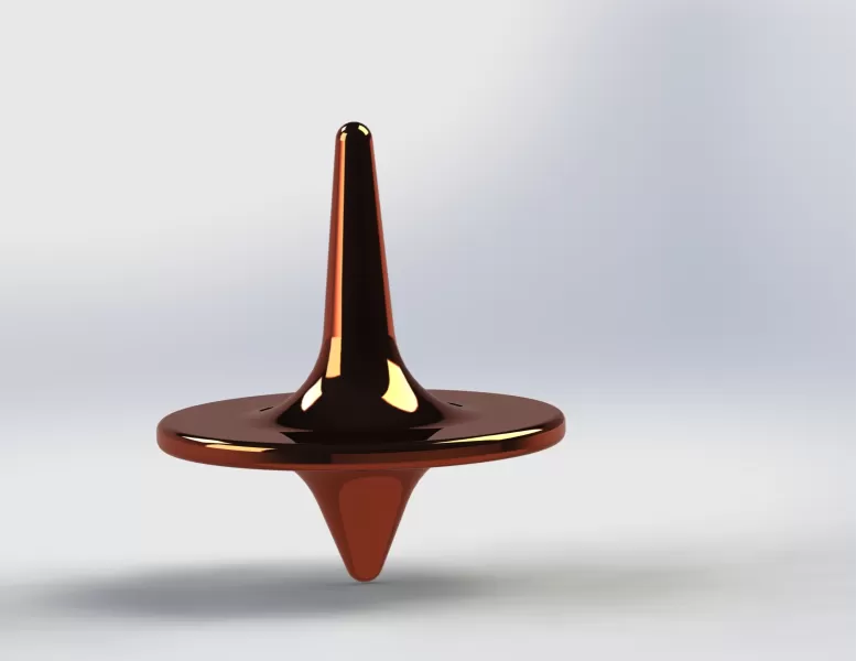 Classic Spinning Top - Model preview 8