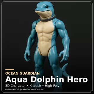 Wild Creatures Animal Character Collection - Model thumbnail 8