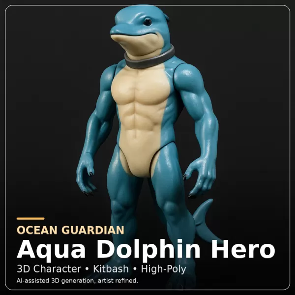 Wild Creatures Animal Character Collection - Model preview 8