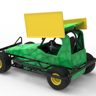 BriSCA Micro Formula 2 Stock Car Scale 1:16 - Model thumbnail 11