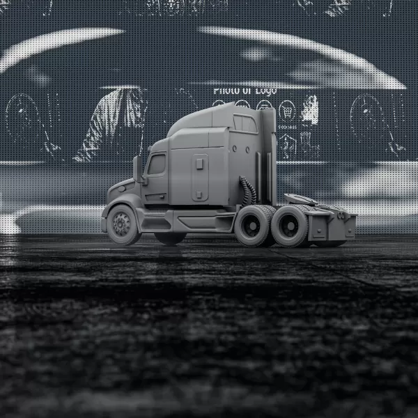 Peterbilt 579 – 3D Printable Truck Model - Model preview 4