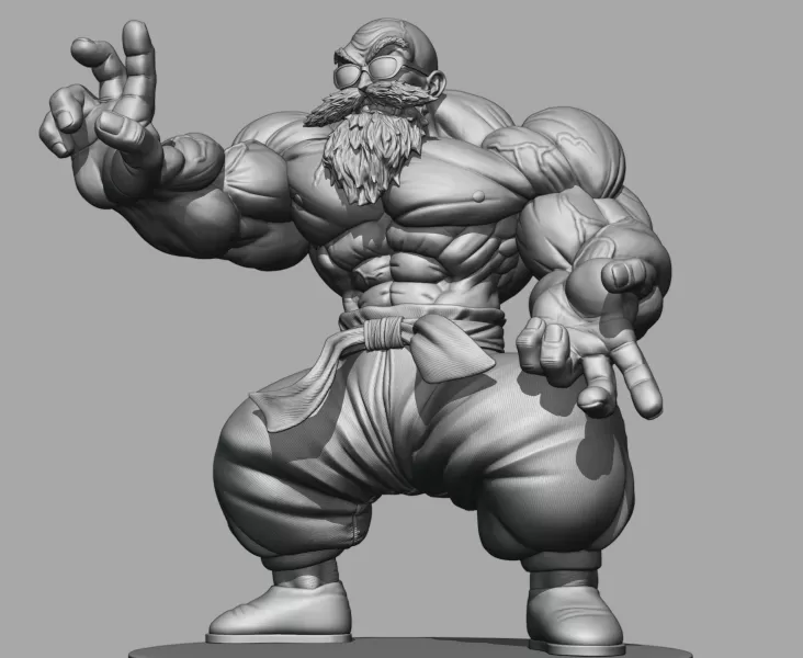 Master Roshi full Power - Model preview 6