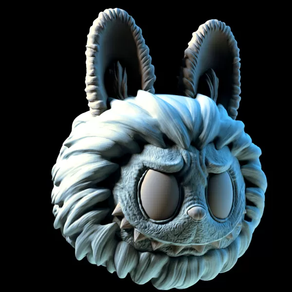labubu mask reasita - Model preview 2
