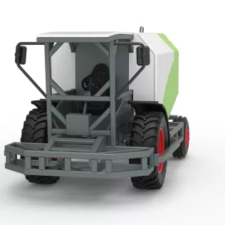Racing Combine Harvester Scale 1:25 - Model thumbnail 5