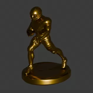 PACK OF 4 POSITIONS - 3D AMERICAN SOCCER PLAYERS - Model thumbnail 3