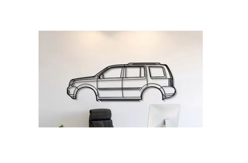 Honda - Pilot 2009 Wall Art - Model preview 1