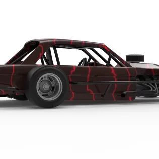 Vintage Asphalt Modified stock car V13 Scale 1:25 - Model thumbnail 21