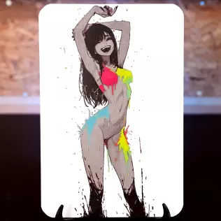 COLOR GIRL (HueForge NSFW) 155x230mm - Model thumbnail 1