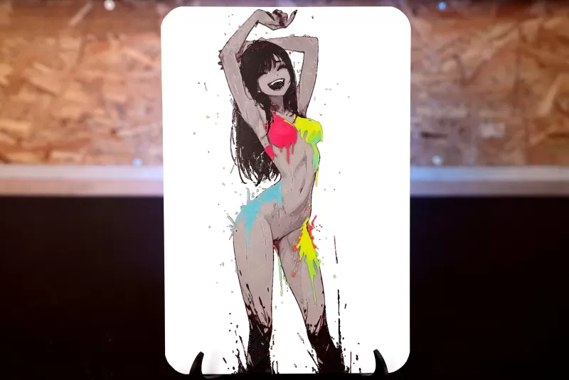 COLOR GIRL (HueForge NSFW) 155x230mm - Model preview 1