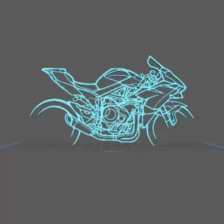 Kawasaki - Ninja H2R Wall Art