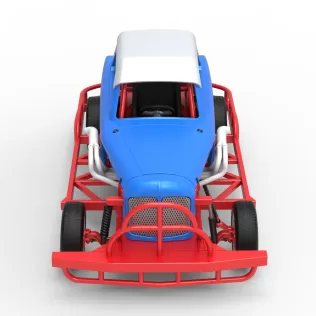 New Zealand Vintage Stock car Scale 1:25 - Model thumbnail 8