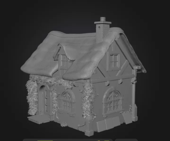 Medieval House - Model preview 2