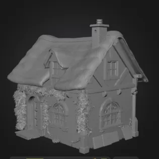 Medieval House - Model thumbnail 2