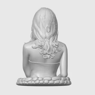 Jessica Alba 3D Bust - Model thumbnail 8