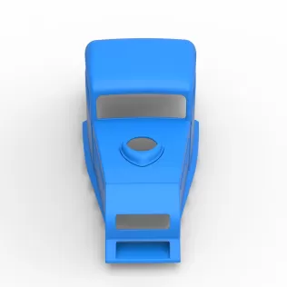 Shell of Canadian vintage modified stock car Scale 1:25 - Model thumbnail 6