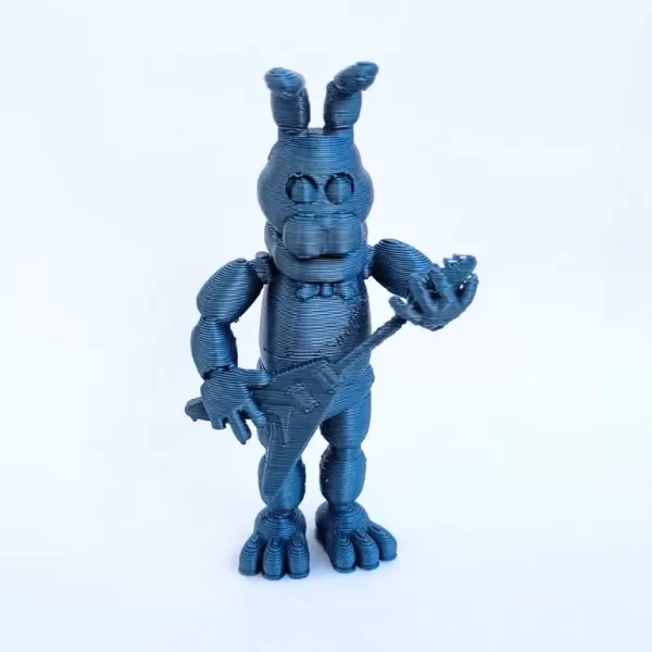 Bonnie – Guitar Pose (FNAF Fan Art STL) - Model preview 2