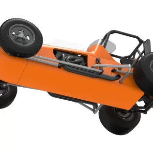 Dirt Silver Crown Champ car Version 2 Scale 1:25 - Model thumbnail 3