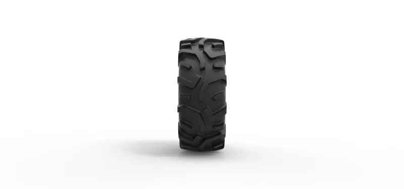 Offroad tire 139 Scale 1:25 - Model preview 4