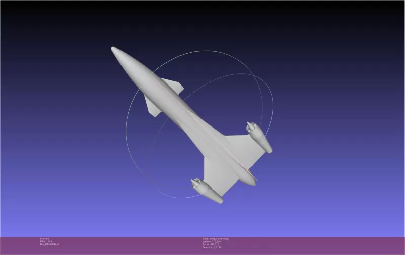 ESA Invictus Hypersonic Spaceplane Model - Model preview 4
