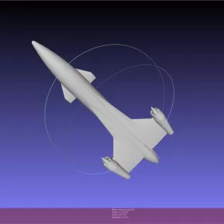 ESA Invictus Hypersonic Spaceplane Model - Model thumbnail 4