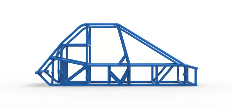 Frame of Experimental Pavement Silver Crown Car V3 Scale 1:25 - Model preview 13