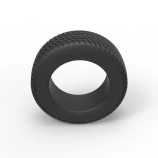 Race tire 7 Scale 1:25 - Model thumbnail 6