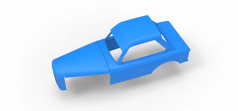 Shell of New Zealand Vintage Stock car Scale 1:25 - Model preview 2