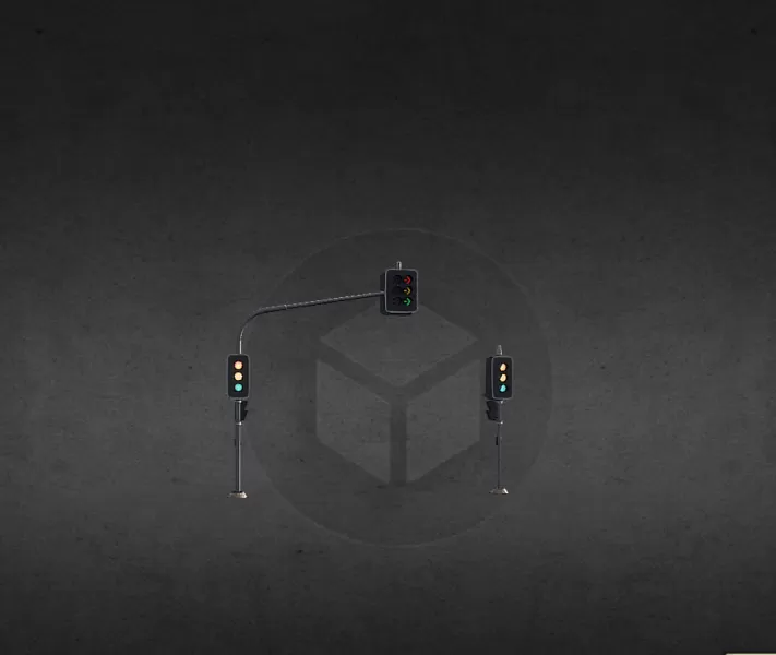 Australian Traffic Light Pedestrain Light - Model preview 3