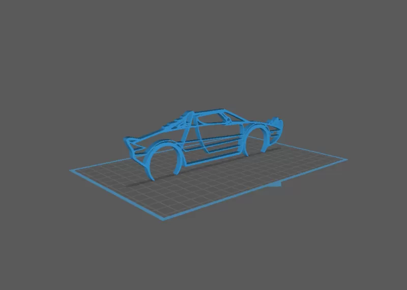 Lancia - Stratos Wall Art - Model preview 1