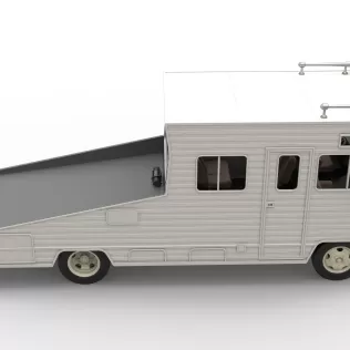 Vintage Transporter truck for Race car Version 7 Scale 1:25 - Model thumbnail 27