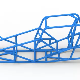 Frame of Silver Crown Car Version 3 Scale 1:25 - Model thumbnail 8