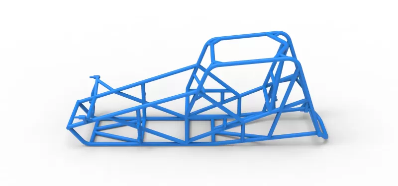 Frame of Silver Crown Car Version 3 Scale 1:25 - Model preview 8