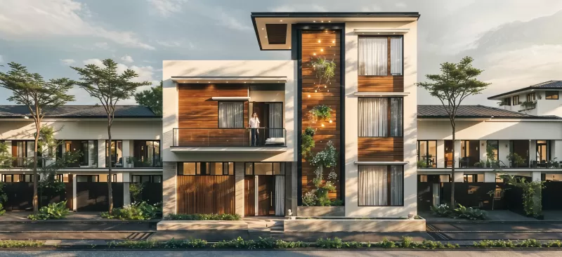 RESIDENTIAL 3D EXTERIOR FACADE - Model preview 3