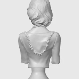 Grace Kelly 3D Bust - Model thumbnail 6
