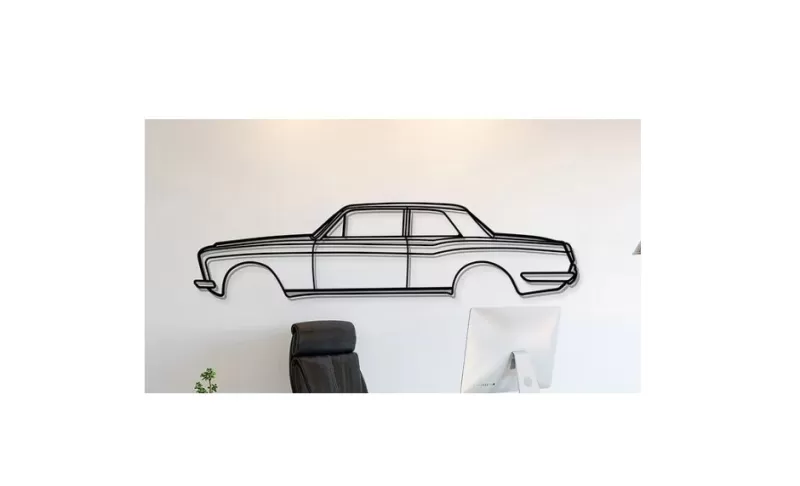 Bentley - Corniche 1971 Wall Art - Model preview 1