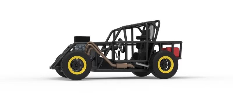 Mod Lite Race car Base Version 2 Scale 1:25 - Model preview 2