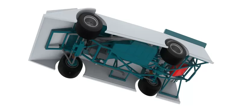 Wedge Dirt Late model Scale 1:25 - Model preview 3