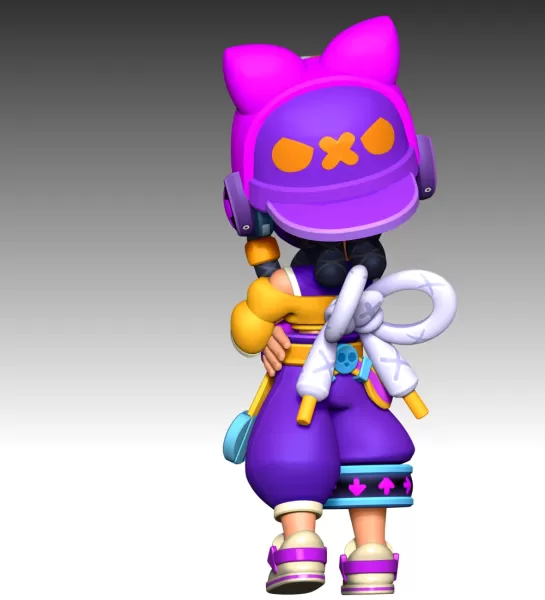 Mina - Brawl Stars - Model preview 9