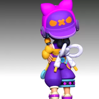 Mina - Brawl Stars - Model thumbnail 9