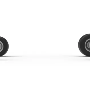 Wheel Set of Quarter Midget Scale 1:16 - Model thumbnail 4
