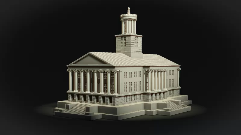 Tennessee State Capitol #RoZ - Model preview 7