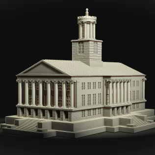 Tennessee State Capitol #RoZ - Model thumbnail 7