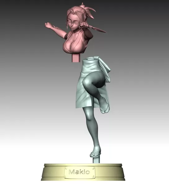 Makio - Demon Slayer Kimetsu no Yaiba - Model preview 10