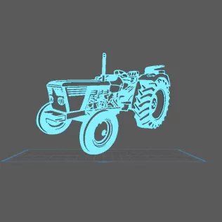 Tractor - Deutz D62 Wall Art