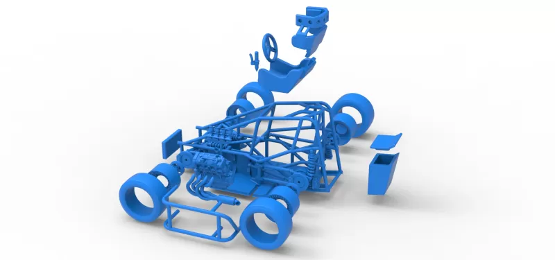 Three Quarter Midget Base Scale 1:25 - Model preview 29