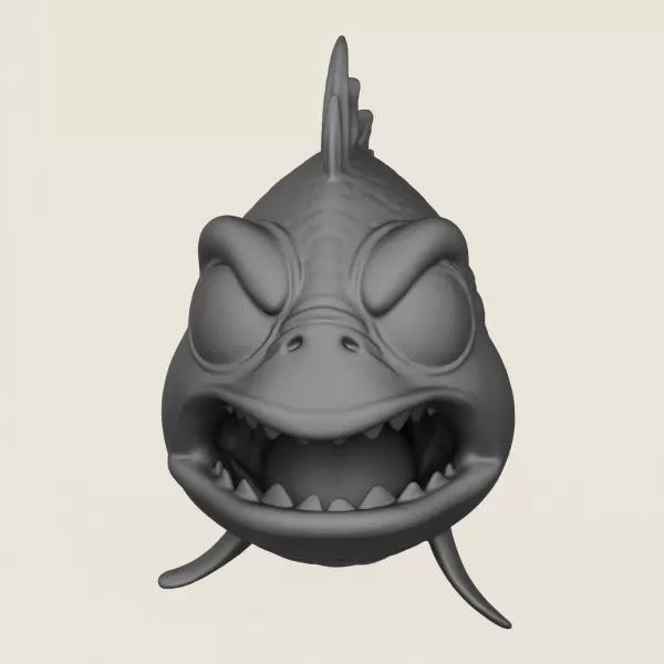 Fish 09 Print Ready 3D Model - Model preview 2