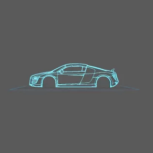 Audi - R8 2007 Wall Art